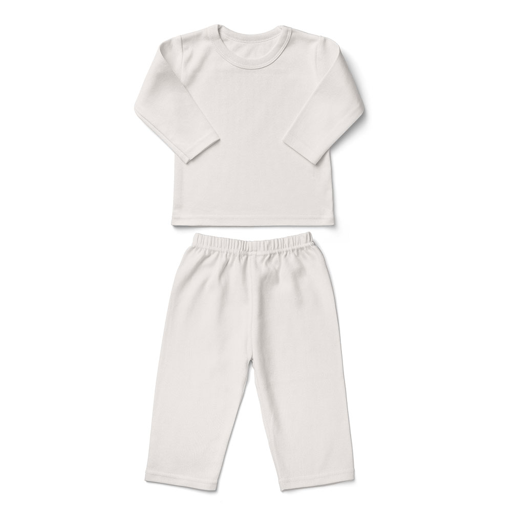 Пижама детская Olant baby хлопок 2 предмета, белый, 92