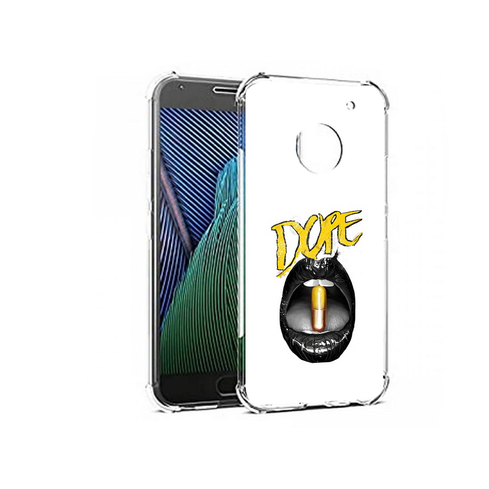 

Чехол MyPads Tocco для Motorola Moto G5 губы (PT67504.367.303), Прозрачный, Tocco