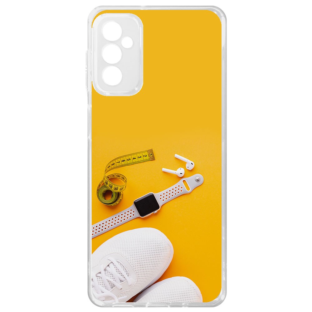 фото Чехол-накладка krutoff clear case кроссовки женские фитнес для samsung galaxy m52 (m525)