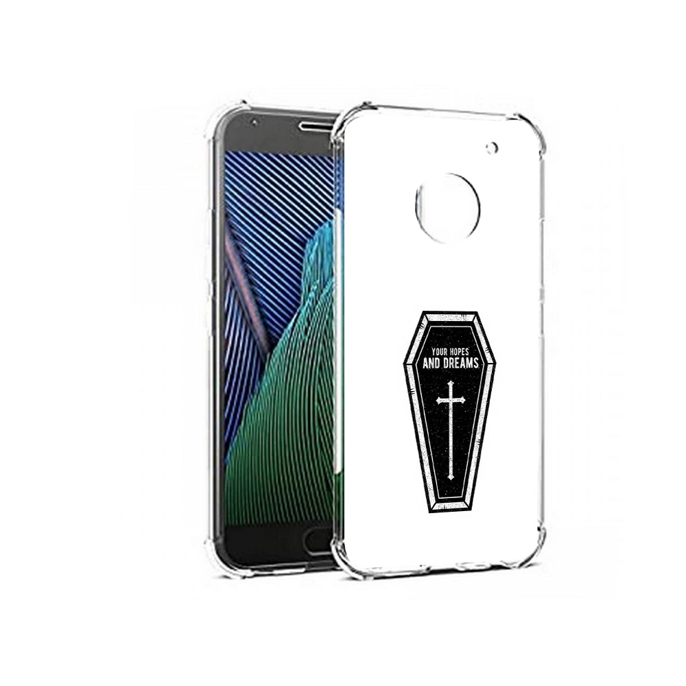 

Чехол MyPads Tocco для Motorola Moto G5 гроб с мечтами (PT67504.367.299), Прозрачный, Tocco