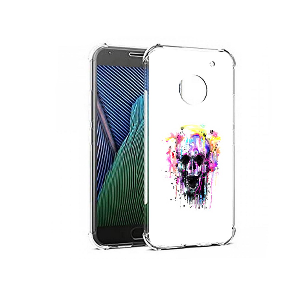 

Чехол MyPads Tocco для Motorola Moto G5 граффити череп (PT67504.367.298), Прозрачный, Tocco