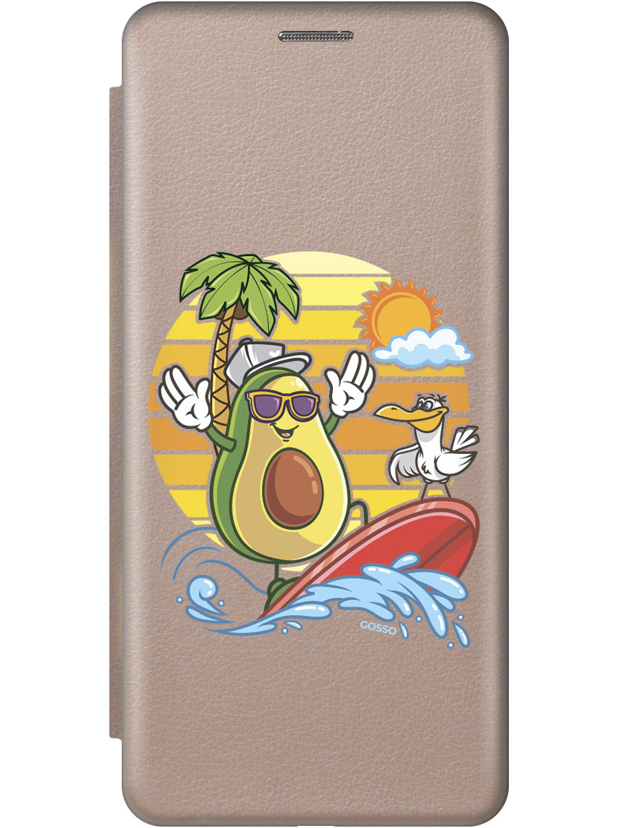 

Чехол-книжка на Xiaomi Redmi 13C / Poco C65 "Avocado Surfer" золотой, Золотистый;желтый;зеленый;фиолетовый, 20001466