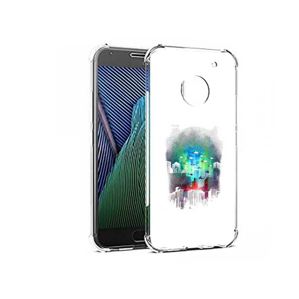 

Чехол MyPads Tocco для Motorola Moto G5 город в свечении (PT67504.367.296), Прозрачный, Tocco