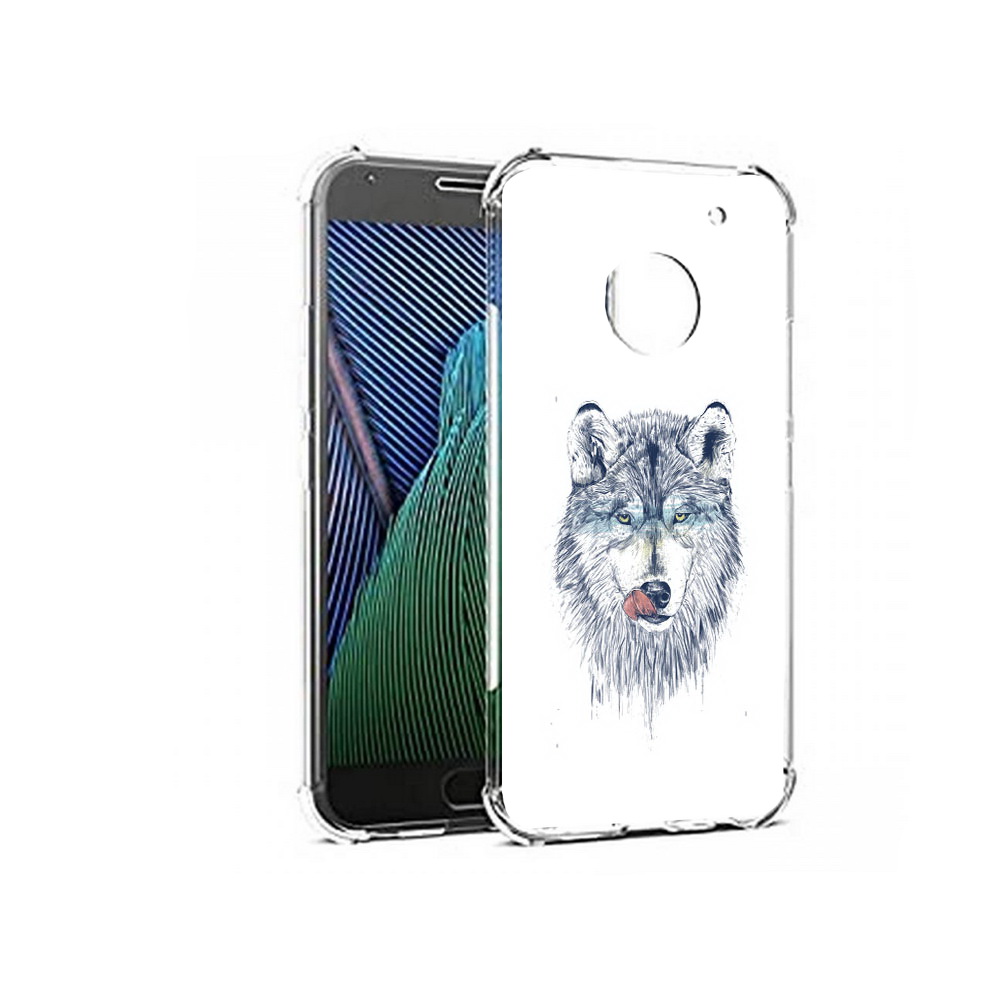 

Чехол MyPads Tocco для Motorola Moto G5 голодгый волк (PT67504.367.292), Прозрачный, Tocco