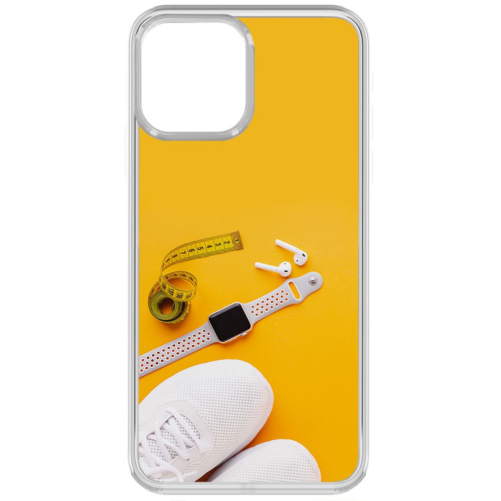 фото Чехол-накладка krutoff clear case кроссовки женские фитнес для iphone 13 pro