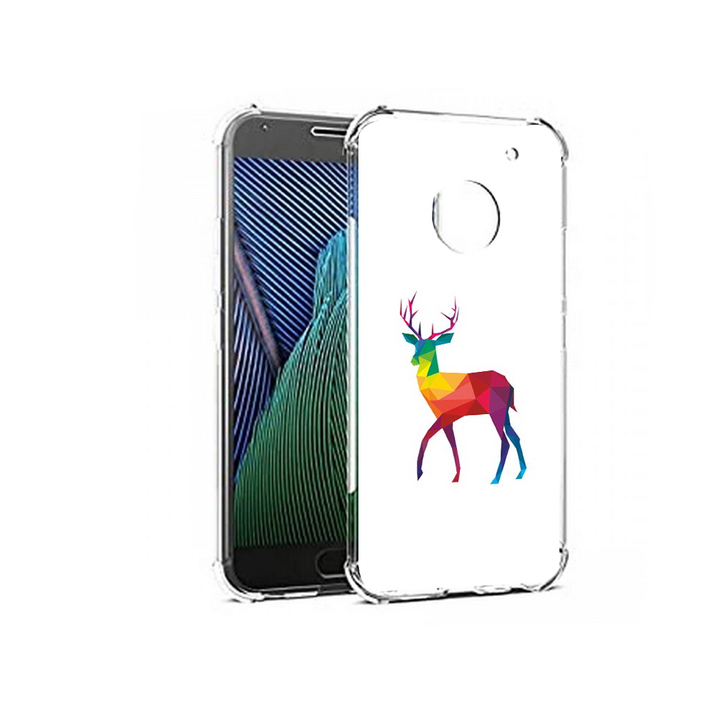 

Чехол MyPads Tocco для Motorola Moto G5 геометрический олень (PT67504.367.286), Прозрачный, Tocco
