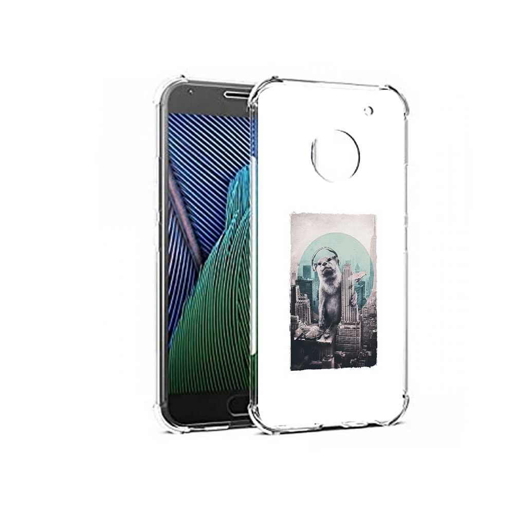 

Чехол MyPads Tocco для Motorola Moto G5 выдра в городе (PT67504.367.283), Прозрачный, Tocco