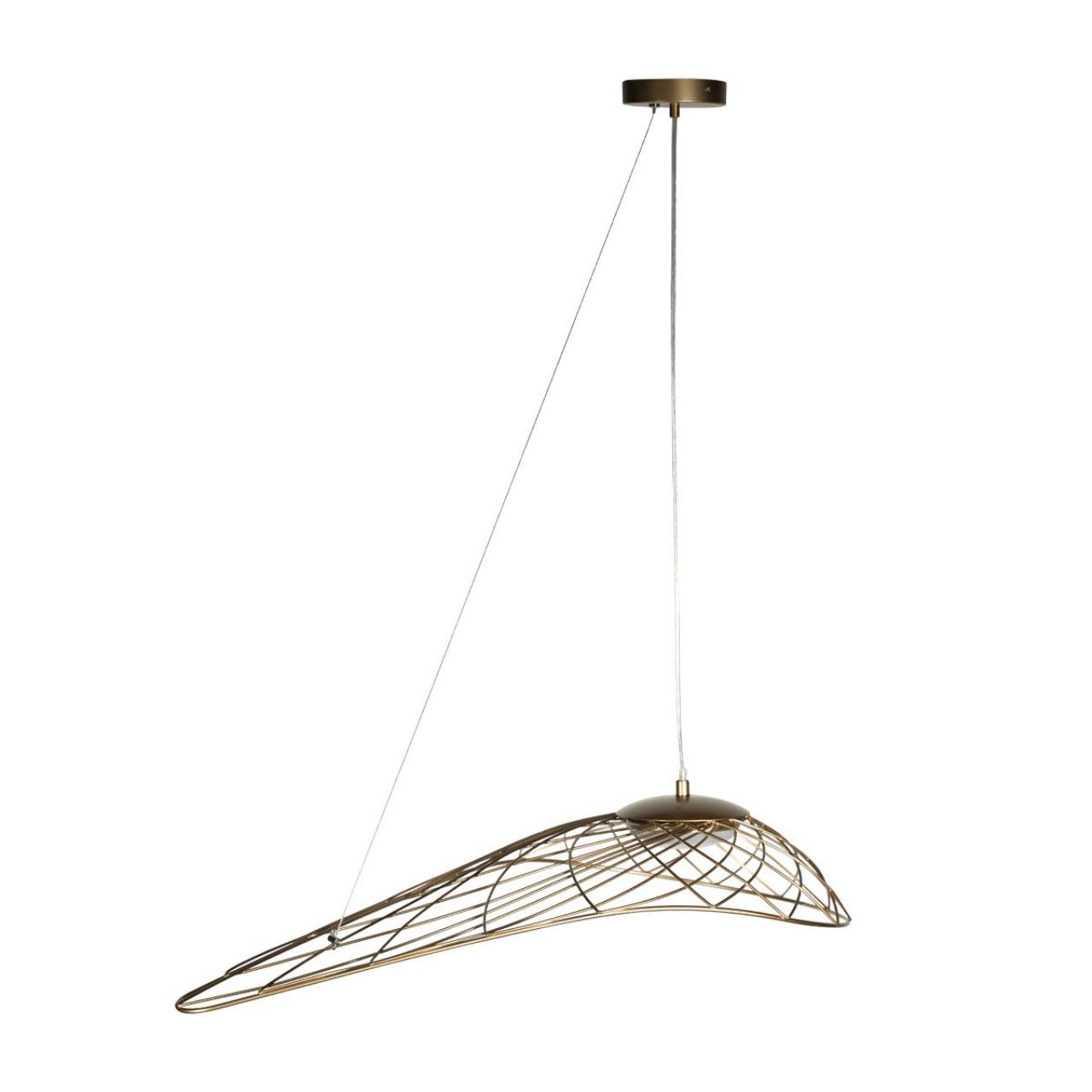 фото Светильник подвесной loft it tressage, 10127/590 gold, 8w, led