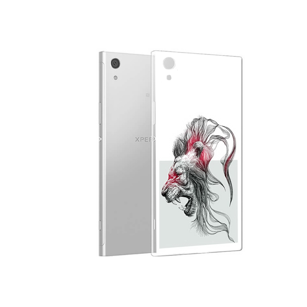 

Чехол MyPads Tocco для Sony Xperia XA1 разъяренный лев (PT67093.240.576), Прозрачный, Tocco