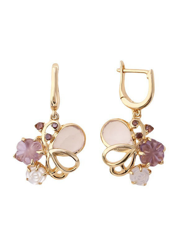 

Серьги из серебра с аметистом Balex Jewellery 2430930075, 2430930075