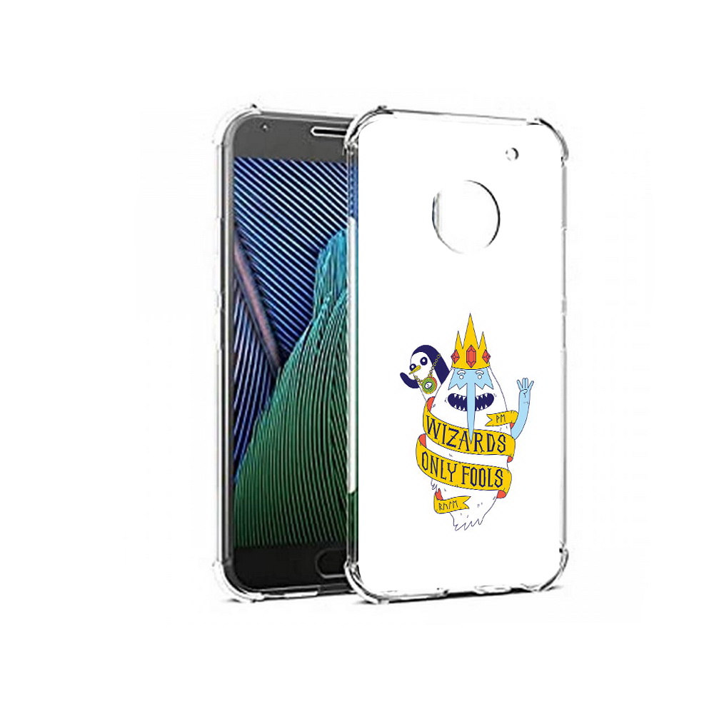 

Чехол MyPads Tocco для Motorola Moto G5 время приключений снежный король (PT67504.367.278), Прозрачный, Tocco