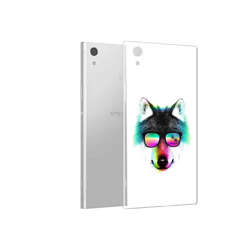 

Чехол MyPads Tocco для Sony Xperia XA1 радужный волк (PT67093.240.567), Прозрачный, Tocco