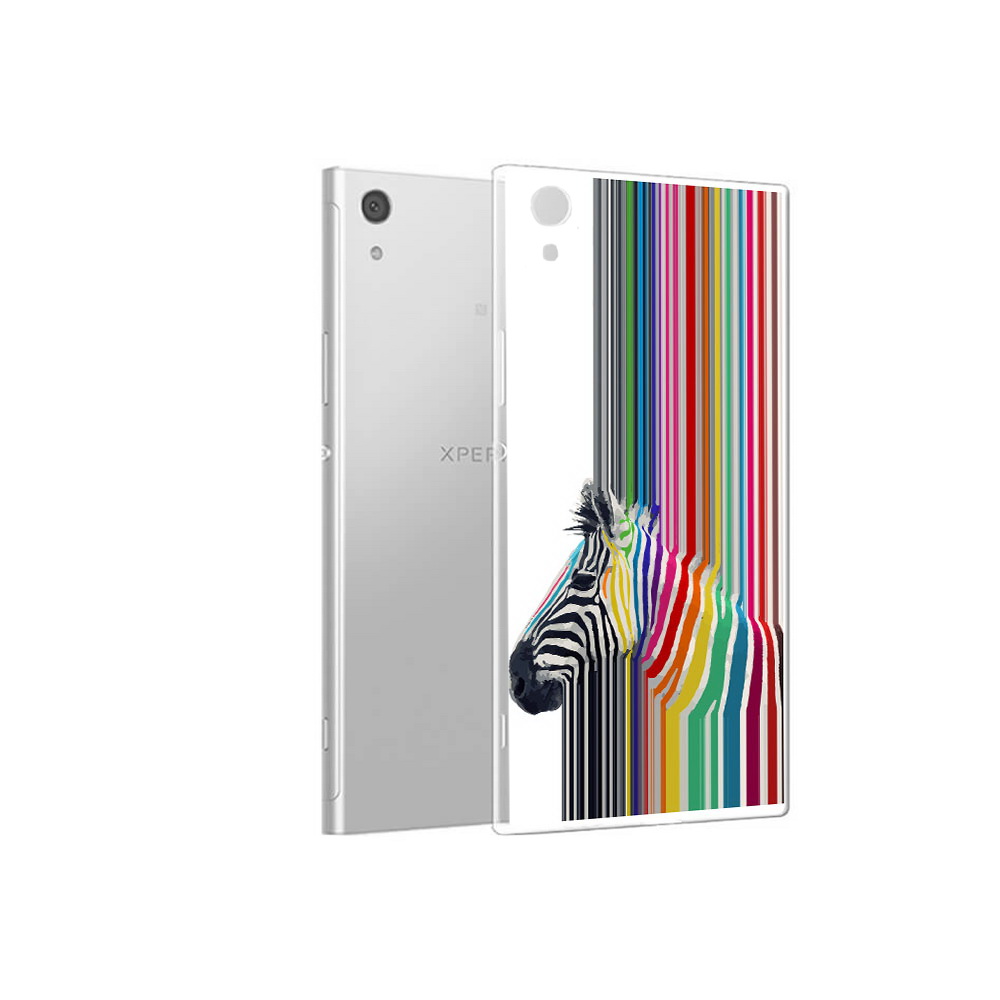 

Чехол MyPads Tocco для Sony Xperia XA1 радужная зебра (PT67093.240.565), Прозрачный, Tocco
