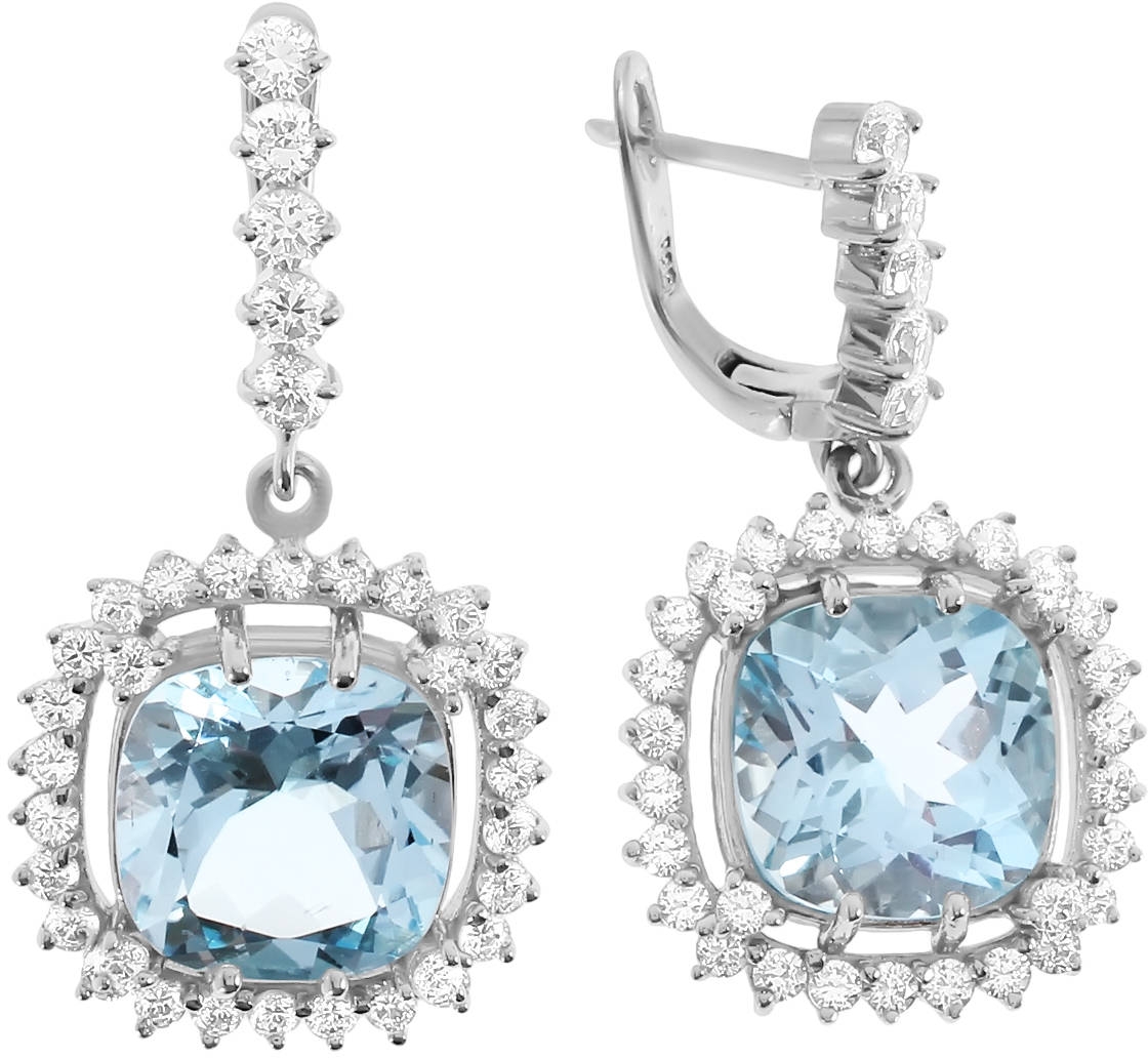 

Серьги из серебра с топазом Balex Jewellery 2405935727, 2405935727