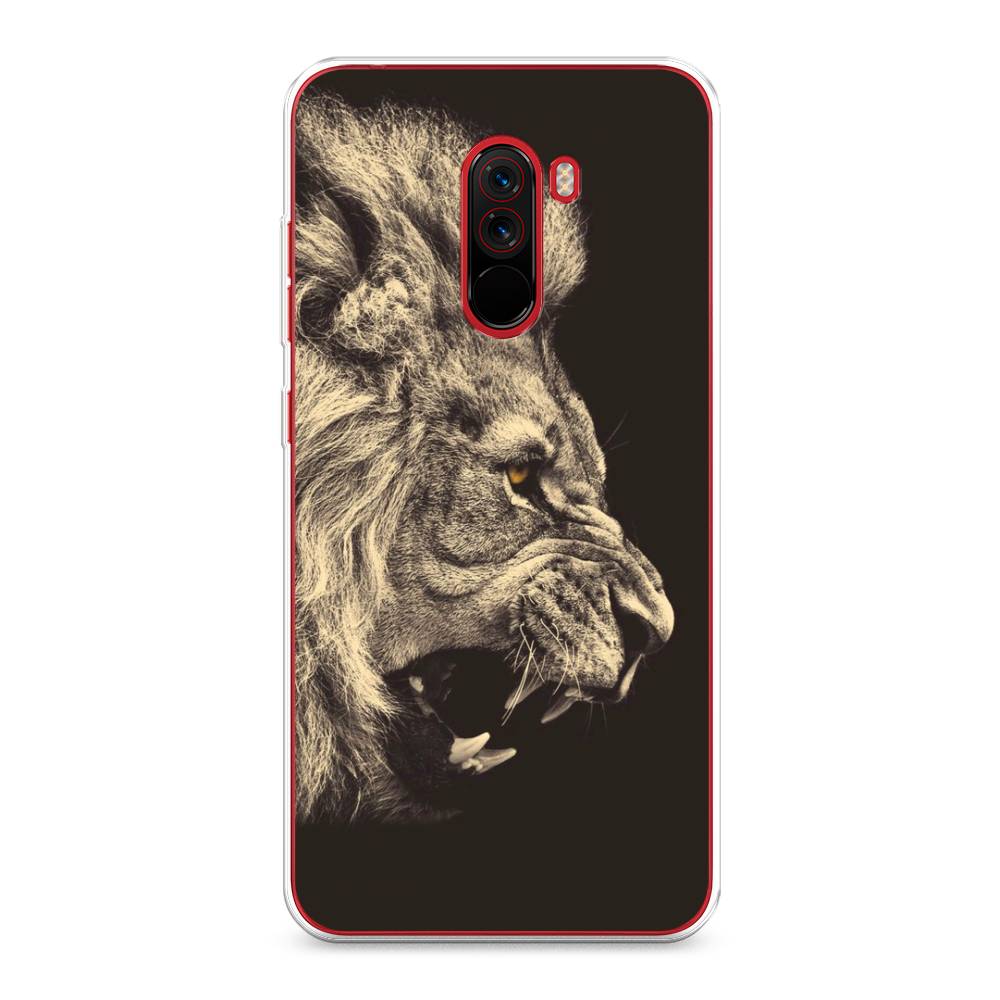 

Чехол Awog на Xiaomi Pocophone F1 "Львиный рык 2", Разноцветный, 34450-1