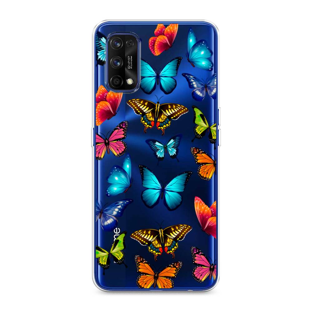 

Силиконовый чехол "Разные бабочки" на Realme 7 Pro, Разные бабочки
