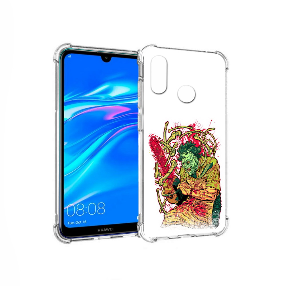 

Чехол MyPads Tocco для Huawei Y9 яркий мясник (PT227091.35.711), Прозрачный, Tocco