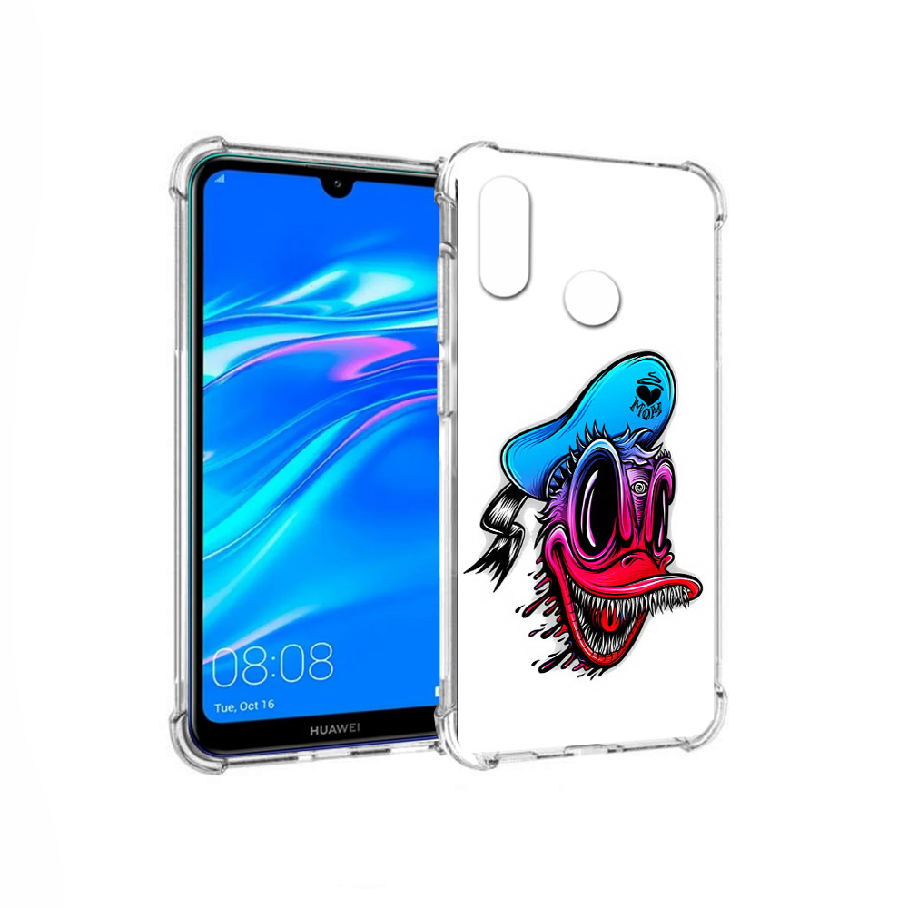 

Чехол MyPads Tocco для Huawei Y9 Дональд (PT227091.35.71), Прозрачный, Tocco
