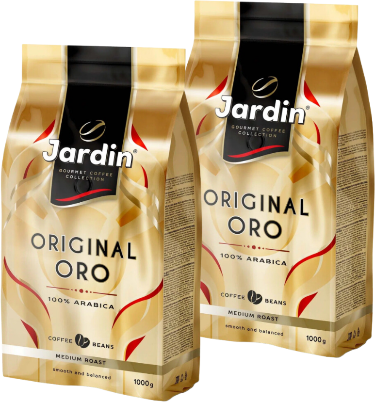 

Кофе в зернах Jardin Original Oro, 1 кг х 2 шт