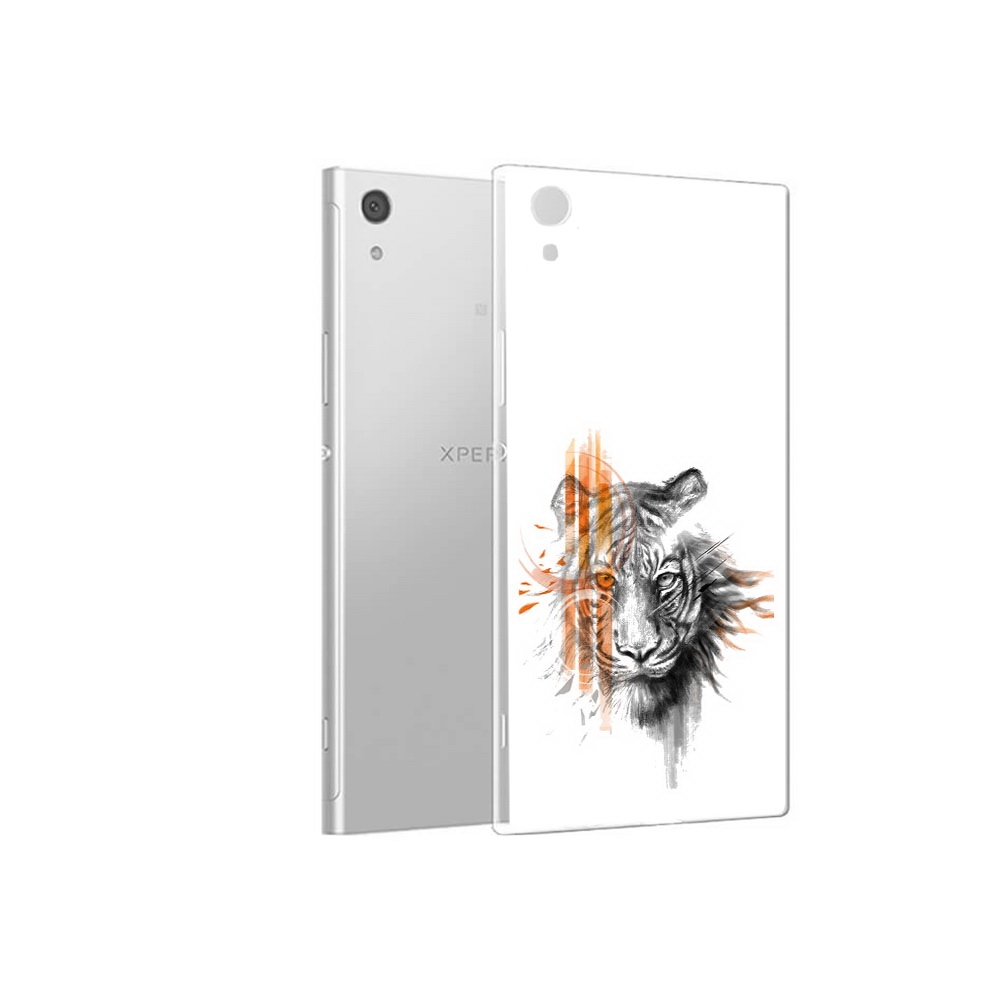 

Чехол MyPads Tocco для Sony Xperia XA1 огненный тигр (PT67093.240.526), Прозрачный, Tocco