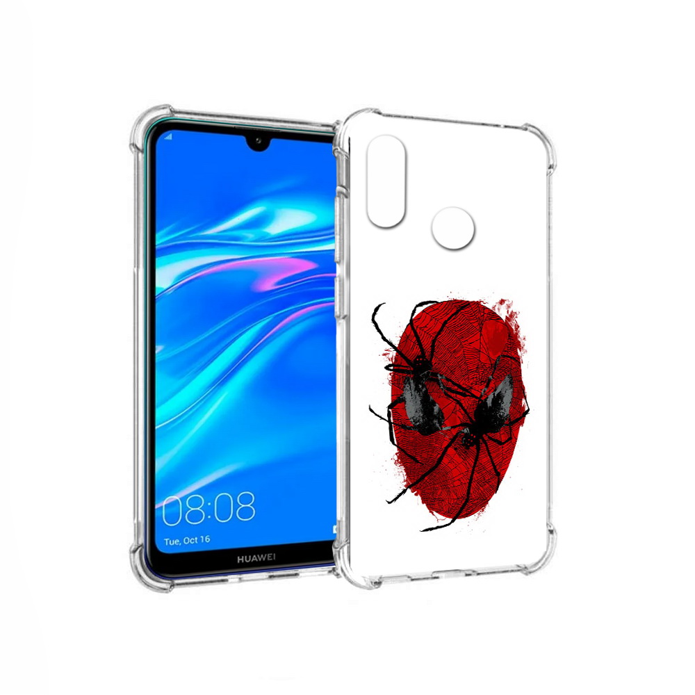

Чехол MyPads Tocco для Huawei Y9 человек паук (PT227091.35.673), Прозрачный, Tocco