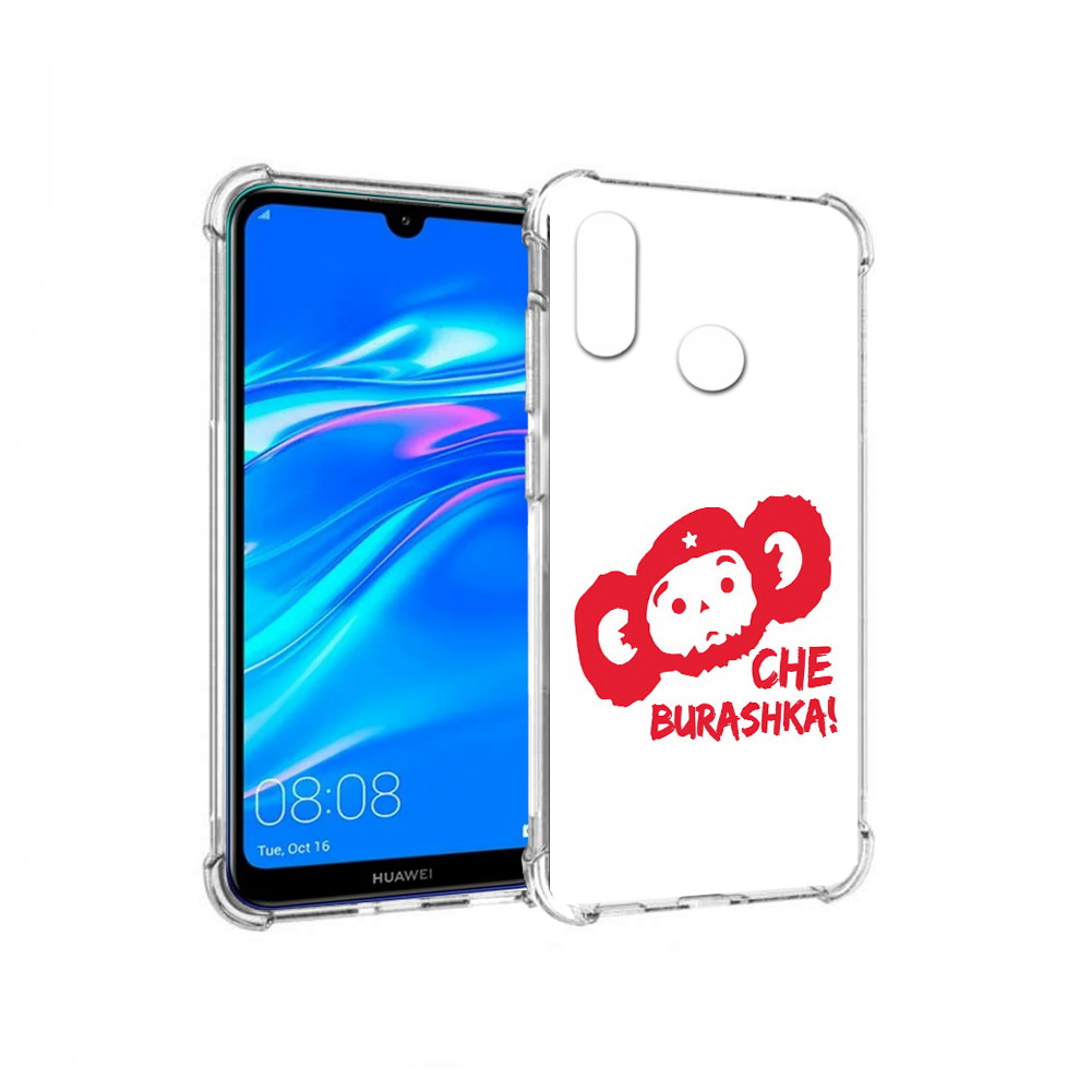 

Чехол MyPads Tocco для Huawei Y9 чебурашка (PT227091.35.672), Прозрачный, Tocco