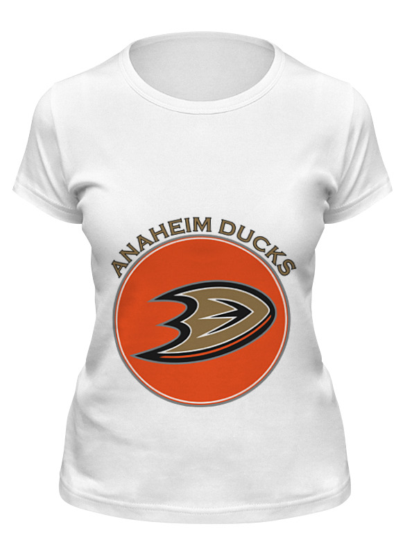 

Футболка женская Printio Anaheim ducks белая 2XL, Белый, Anaheim ducks