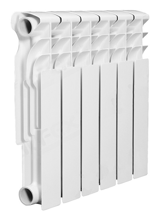 Алюминиевый радиатор Valfex Base L Version 2.0 8 секций белый (CO-BB500E/8 L)