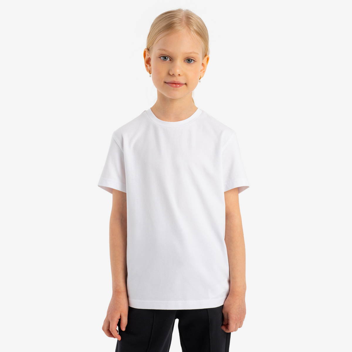 

Футболка детская Kapika GBT01K, белый, 104, GBT01K