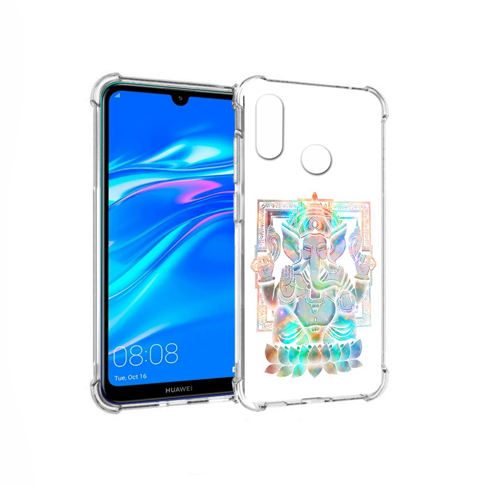 

Чехол MyPads Tocco для Huawei Y9 умный слон (PT227091.35.654), Прозрачный, Tocco