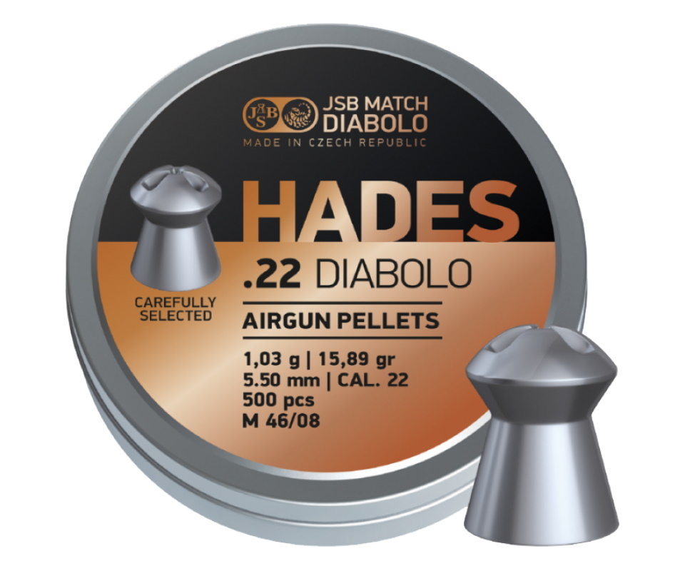 

Пули пневматические Diabolo HADES 5,5 мм 1,03 грамма (500 штук)