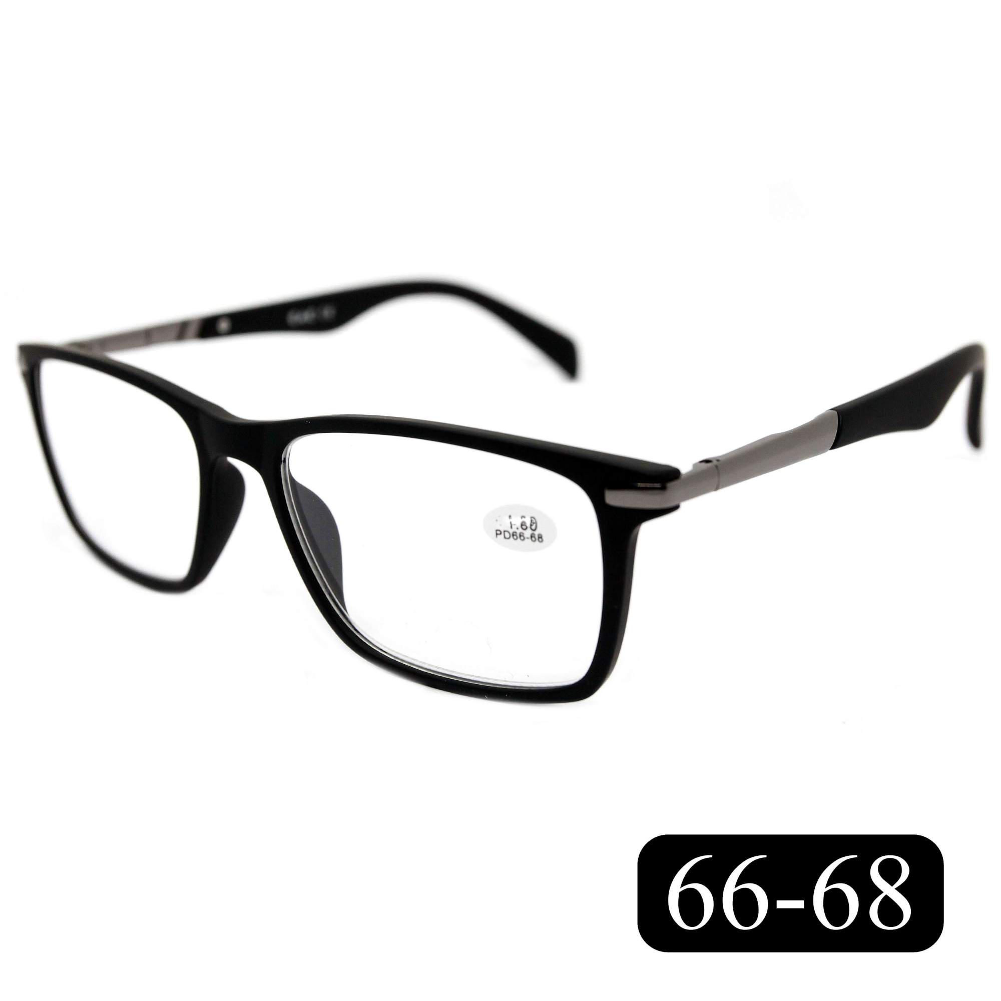 Готовые очки EAE 2177 +4.00, без футляра, цвет черный, РЦ 66-68