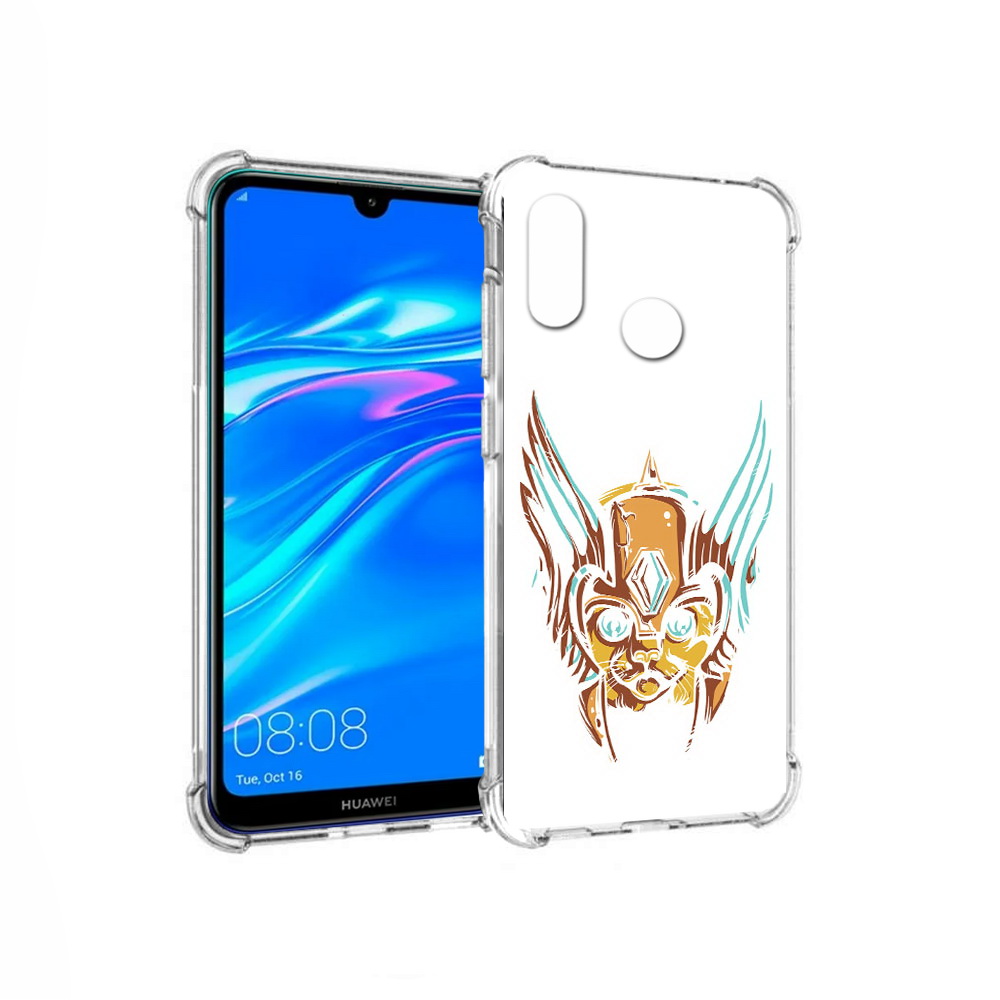 

Чехол MyPads Tocco для Huawei Y9 тор абстракция (PT227091.35.644), Прозрачный, Tocco