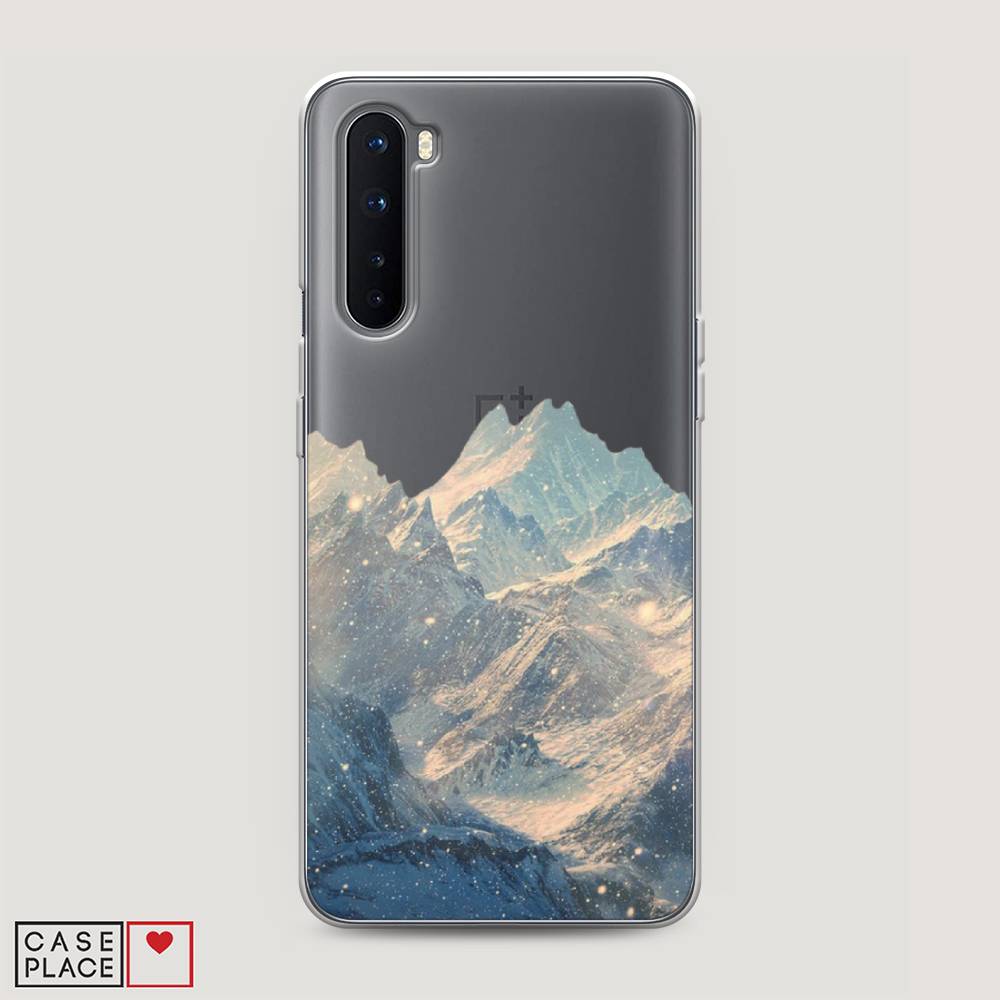 

Чехол Awog на OnePlus Nord / ВанПлас Nord "Горы арт 2", Серый, 151350-10