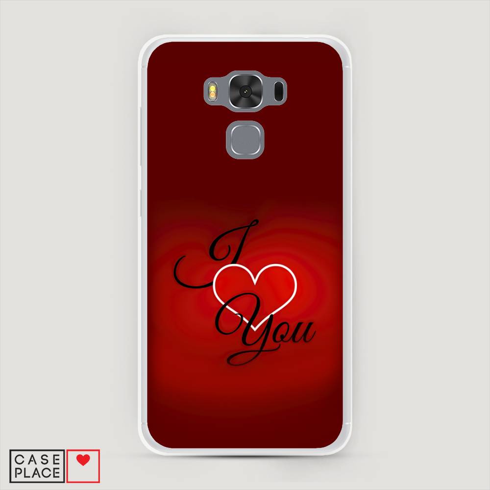 фото Чехол awog "i love you 3" для asus zenfone 3 max zc553kl