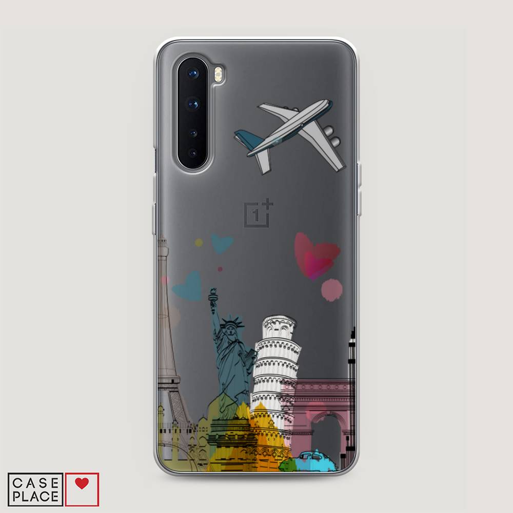 

Чехол Awog на OnePlus Nord / ВанПлас Nord "Самолет путешествий", Желтый, 151350-10