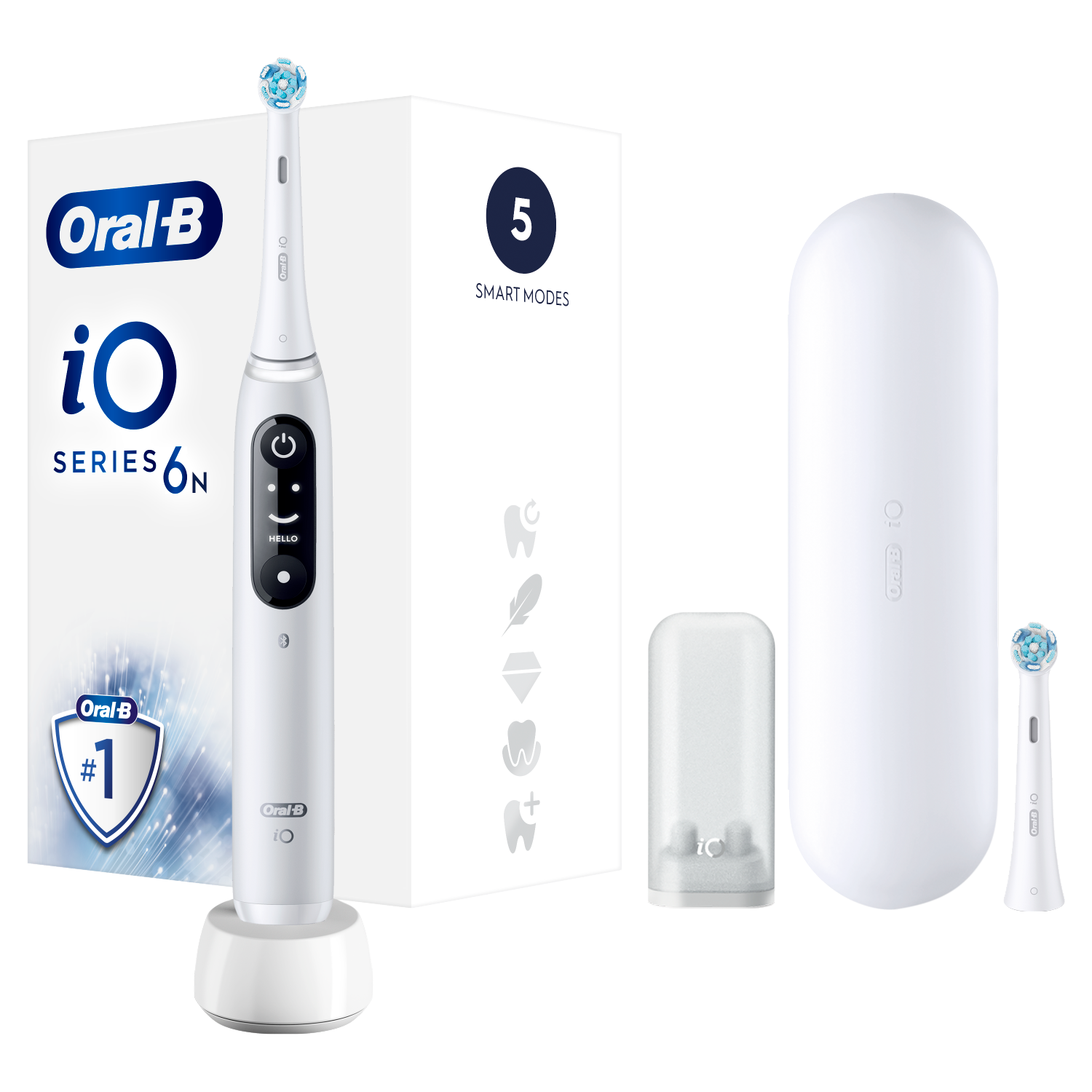 

Электрическая зубная щетка Oral-B 6N белый, 6N