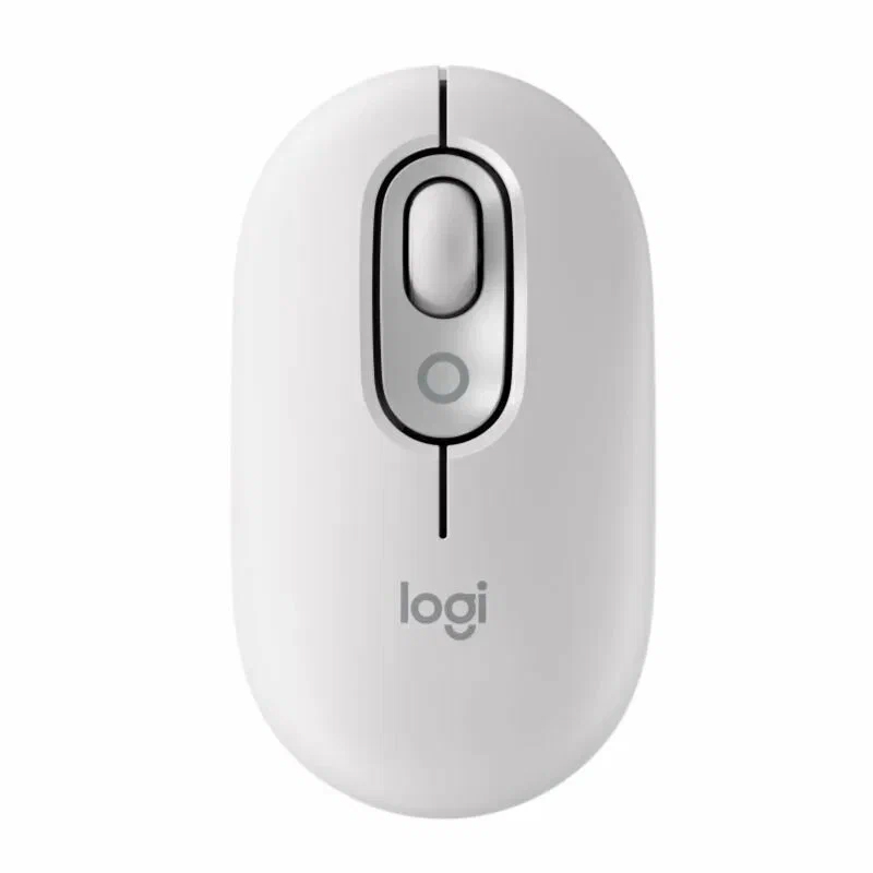 Беспроводная мышь Logitech Pop Mouse белый (910-007153)