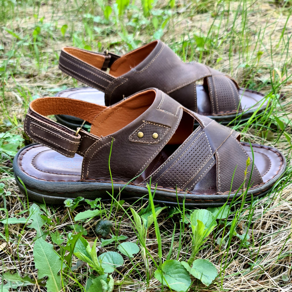 

Сандалии мужские Ederro 66-1833-249 коричневые 43 RU, Коричневый, 66-1833-249