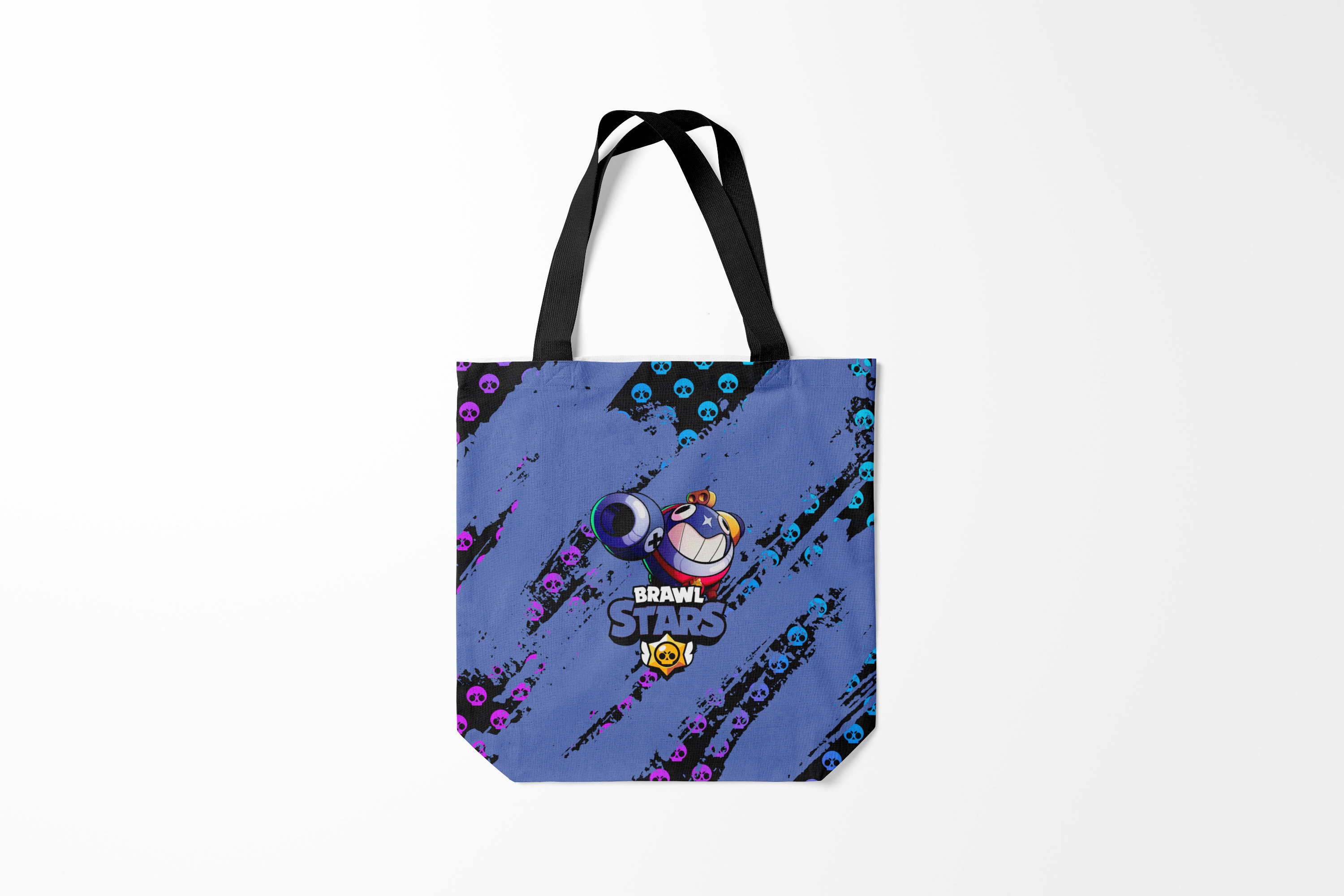 

Сумка шoппер унисекс Burnettie Brawl Stars, зеленый, Brawl Stars