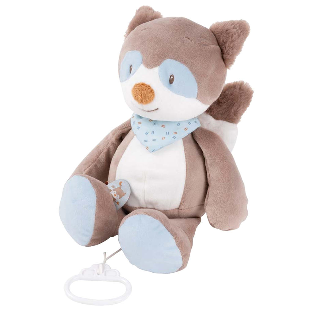 фото Игрушка мягкая nattou musical soft toy (наттоу мьюзикал софт той) енот музыкальная 333061