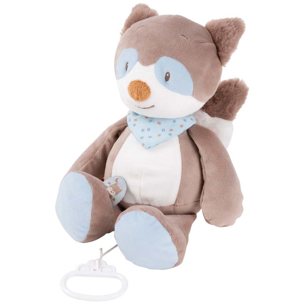 фото Игрушка мягкая nattou musical soft toy (наттоу мьюзикал софт той) енот музыкальная 333061