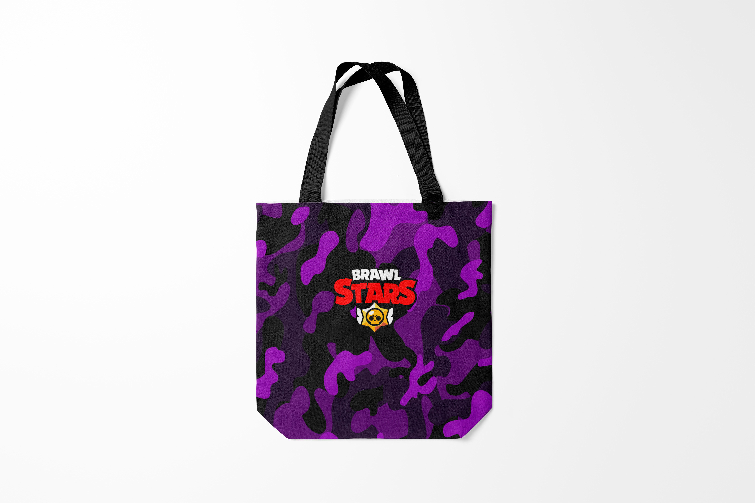 

Сумка шoппер унисекс Burnettie Brawl Stars, синий; красный, Разноцветный, Brawl Stars