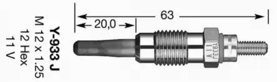 

Свеча накала NGK D-Power 7947