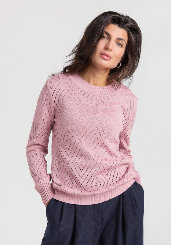 

Джемпер женский Vivawool 308355 розовый 46 RU, 308355