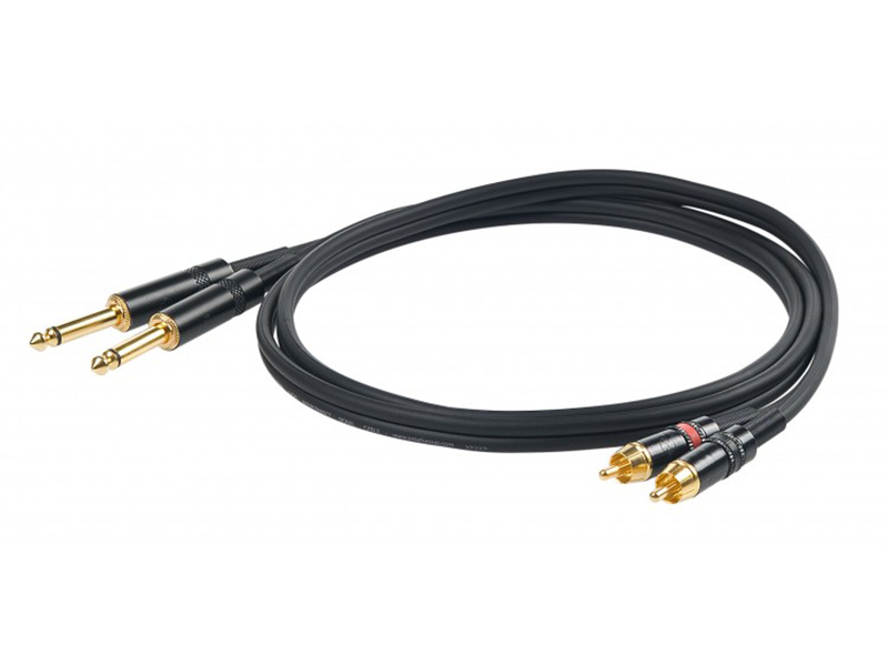 Аксессуар Proel 2x6.3mm Jack Mono - 2хRCA 3m CHLP310LU3