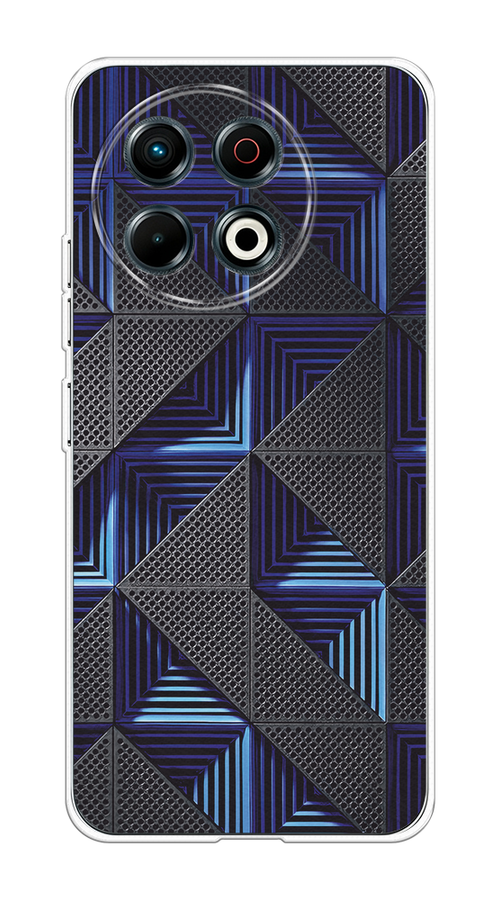 

Чехол на Tecno Spark 30 Pro IBM, Серый;синий, 309850-1