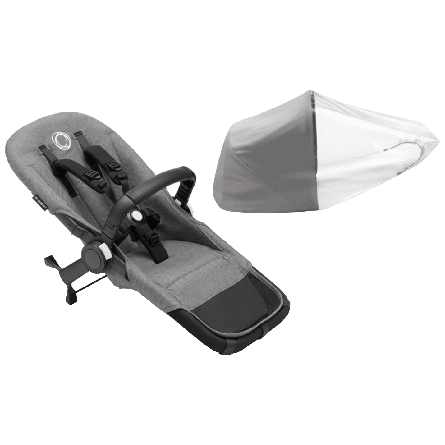 фото Набор для конфигурации bugaboo donkey 5 duo extension set grey mélange 100004004