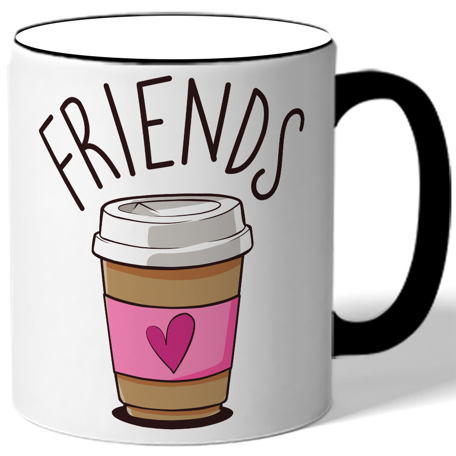 

Кружка DRABS ко дню дружбы Friends - кофе