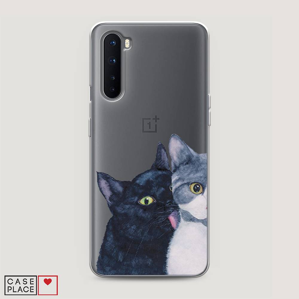 Чехол Awog на OnePlus Nord / ВанПлас Nord Кошачья любовь